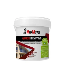 Pittura per esterno MaxMeyer traspirante quarzo riempitivo bianco 4 l