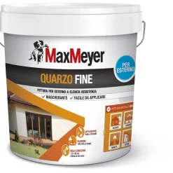 Pittura per esterno MaxMeyer al quarzo fine 14 l