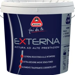Pittura per rivestimento esterno Externa bianco 10 l Boero