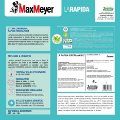 Pittura superlavabile MaxMeyer LaRapida 4 l bianco