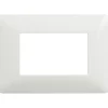 Placca BTicino Matix 3 moduli 84x120 mm bianco