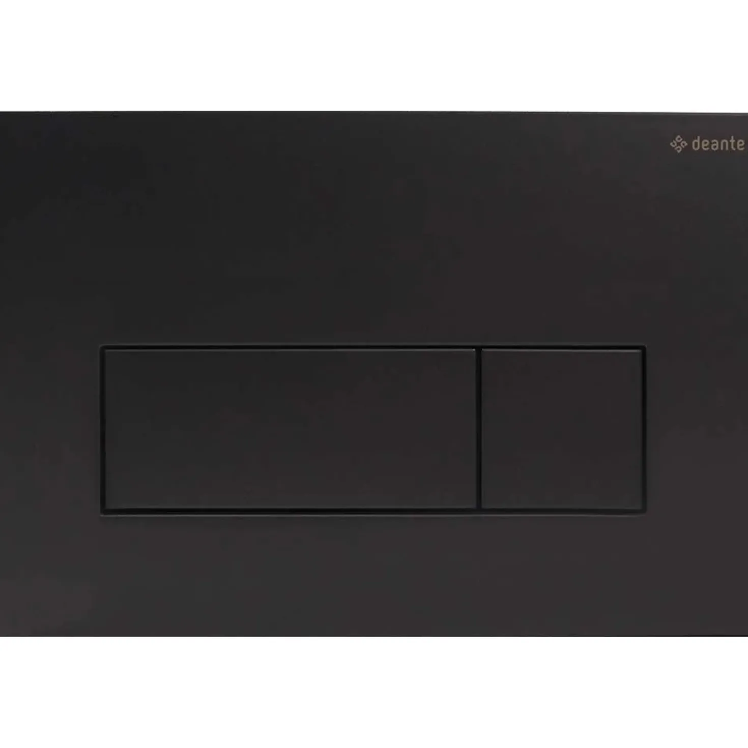 Placca di comando doppio scarico Idrostile slim 165x247 mm nero opaco