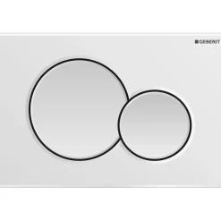 Placca Geberit Sigma 01 bianca