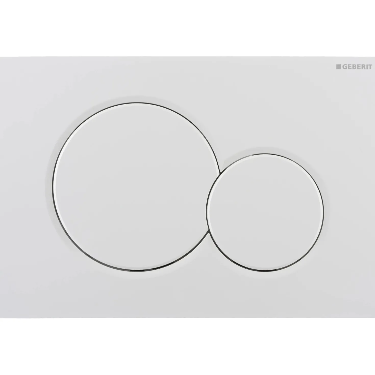 Placca Geberit Sigma 01 bianca