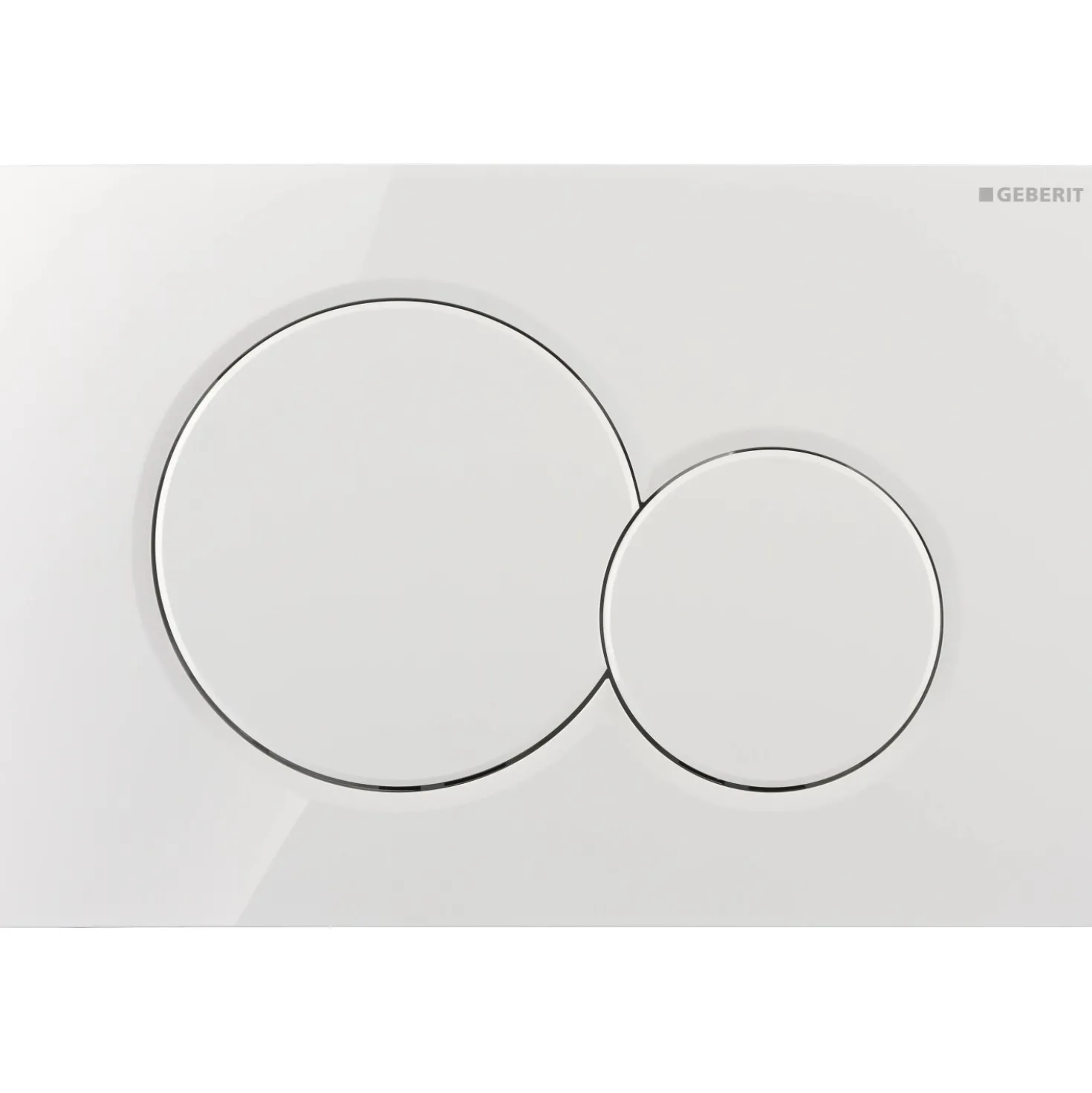 Placca Geberit Sigma 01 bianca