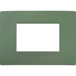 Placca Plana Up 3 moduli salvia