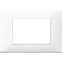 Placca Vimar Plana 3 moduli bianco
