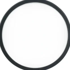 Plafoniera a LED Ever plastica grigio antracite rotonda 23 cm x 23 cm x 9 cm