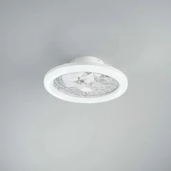 Plafoniera con ventilatore Etesia dimmerabile 5500 lm CCT 40W bianco