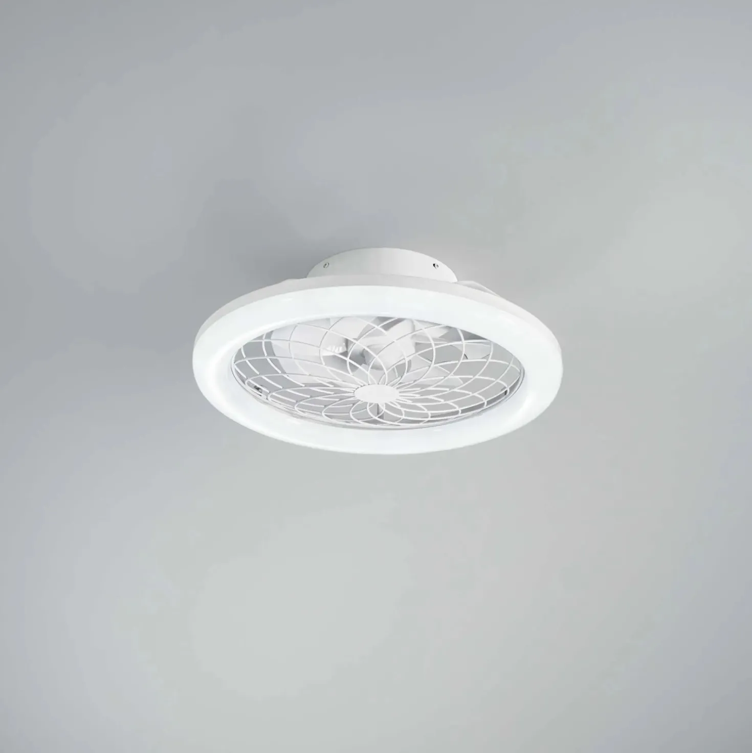 Plafoniera con ventilatore Etesia dimmerabile 5500 lm CCT 40W bianco