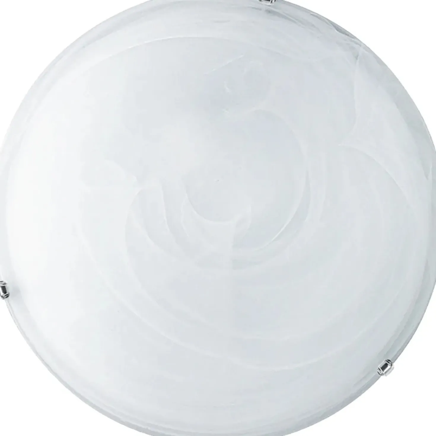 Plafoniera Duna Ø 30 cm bianco