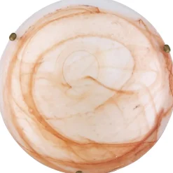 Plafoniera Duna 30x30x10 cm tabacco