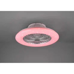 Plafoniera LED con ventilatore Stralsund RGB Ø 50 cm