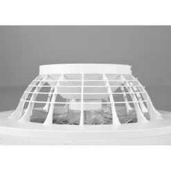 Plafoniera LED con ventilatore Stralsund RGB Ø 50 cm