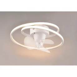 Plafoniera LED con ventilatore Umea bianco Ø 50 cm