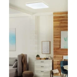 Plafoniera LED Frania 3900 lm bianco neutro 43x43x7 cm