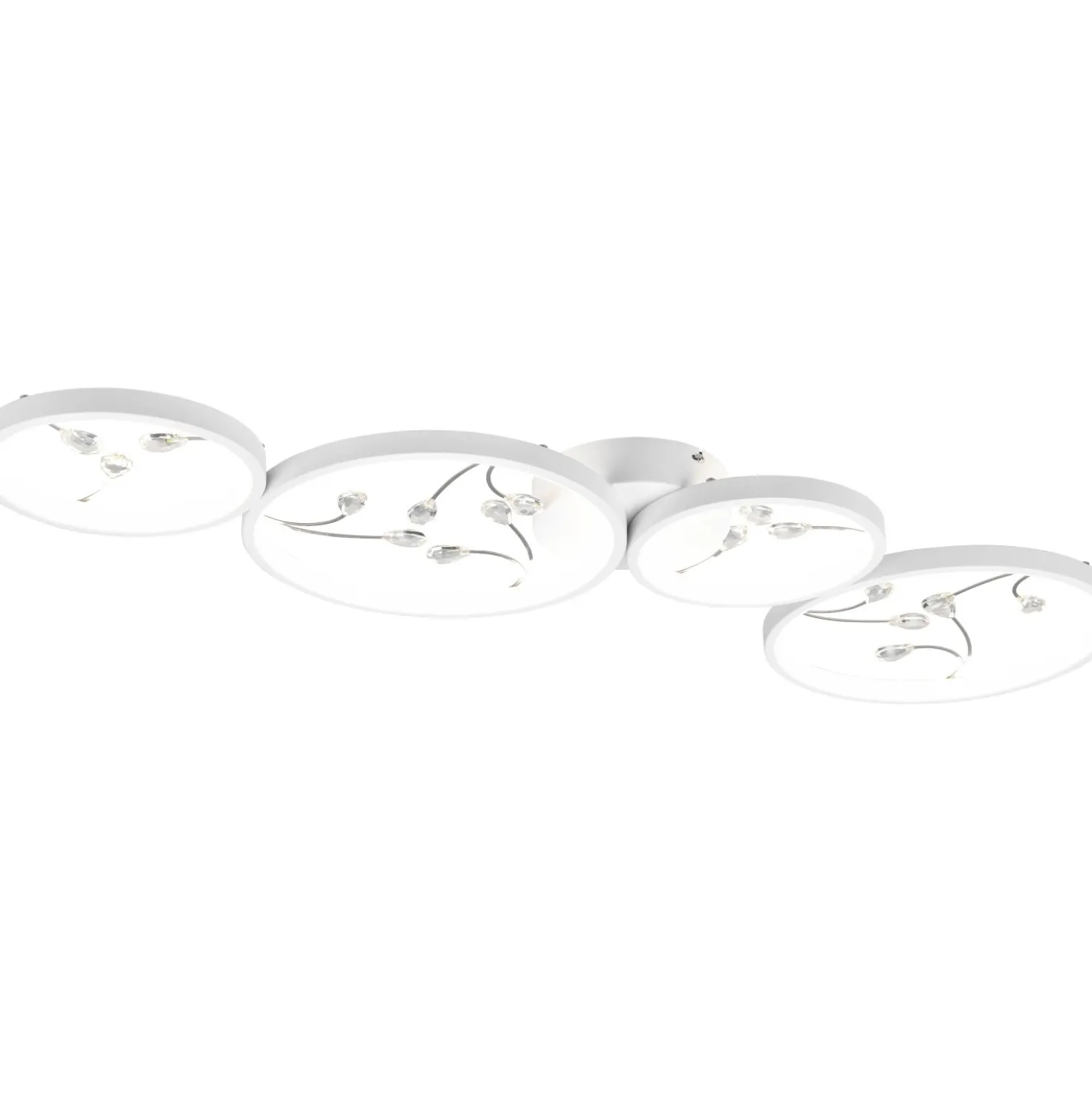 Plafoniera LED Groovy 4800 lm bianco neutro 96 cm