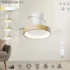 Plafoniera LED Niseko Fan Xs ventilatore 2500 lm luce bianco 26,9x71 cm