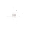 Plafoniera LED Route 2000 lm 45 cm