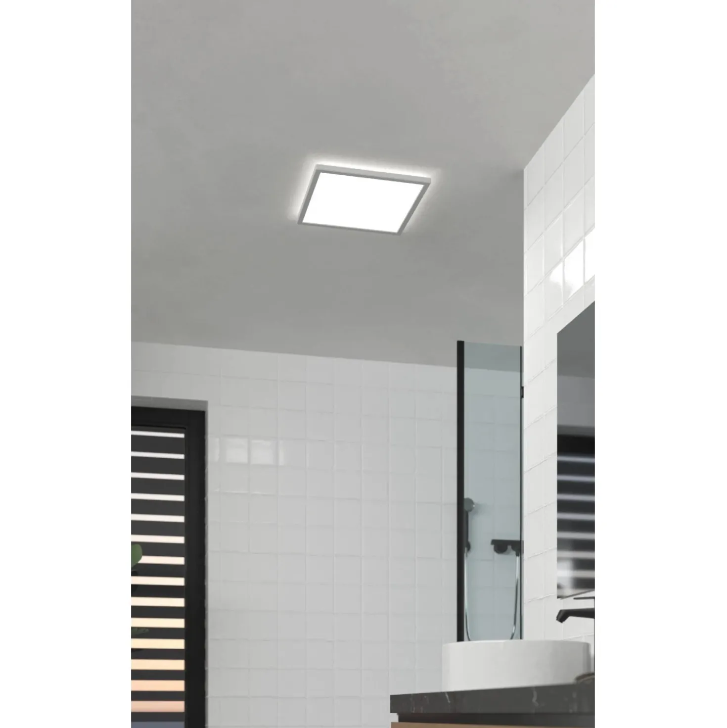 Plafoniera LED Rovito 2400 lm CCT 39x39 cm bianco