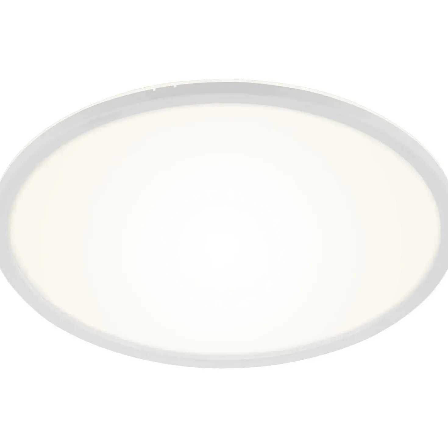 Plafoniera LED Slim 2700 lm bianco neutro Ø 42 cm bianco