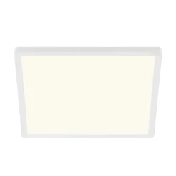 Plafoniera LED Slim 2400 lm bianco neutro 30x30 cm bianco