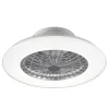 Plafoniera LED Stralsund con ventilatore 3500 lm CCT Ø 49 x 16 cm titano