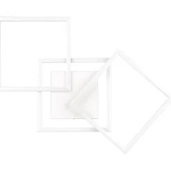Plafoniera LED Trail 3800 lm bianco neutro 74x7x35 cm bianco opaco