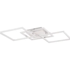 Plafoniera LED Trail 3800 lm bianco neutro 74x7x35 cm bianco opaco