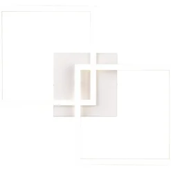 Plafoniera LED Trail 2500 lm bianco neutro 60x7x35 cm bianco opaco