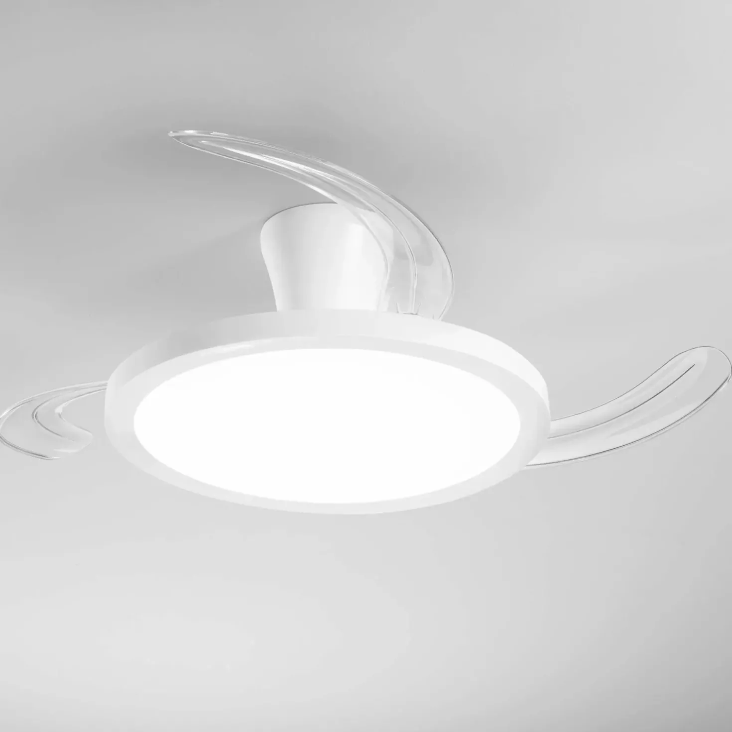 Plafoniera LED ventilatore con pale retrattili Condor bianco 40 W 4050 lm