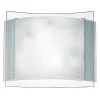 Plafoniera Righe 28x35x17 cm bianco