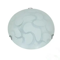 Plafoniera Wave Ø 30 cm bianco