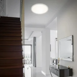 PlafonieraLED Brilo Slim bianco 1x LED 22 W incl. retroilluminazione