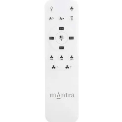 Planofiera LED 70W con ventilatore 30W Alisio Mini 16,5x52,5 cm bianco