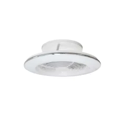 Planofiera LED 70W con ventilatore 30W Alisio Mini 16,5x52,5 cm bianco