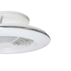 Planofiera LED 70W con ventilatore 30W Alisio Mini 16,5x52,5 cm bianco