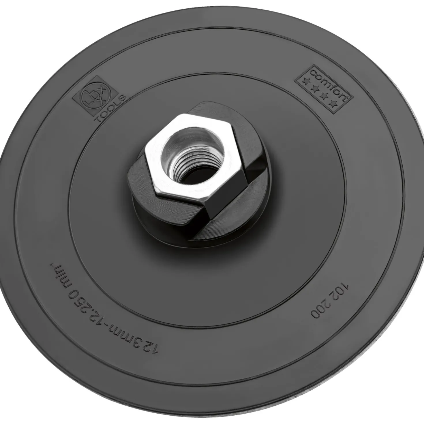 Platorello per dischi abrasivi adesivi LUX-TOOLS Ø 115 mm