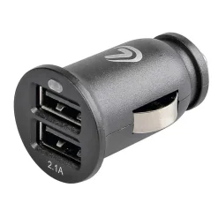 Plug-in caricabatteria 2 porte Usb Fast Charge 2400 mA 12/24V