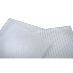Policarbonato alveolare trasparente 98x200 cm sp 8 mm