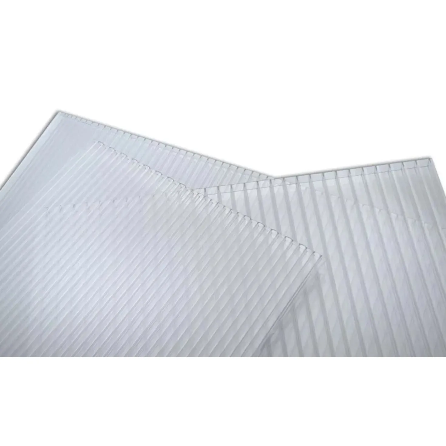 Policarbonato alveolare trasparente 98x200 cm sp 8 mm