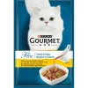 Pollo con Trionfo di salsa per gatto Purina Gourmet Perle