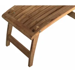 Poltrona da esterno Steamer in teak 58x163x94/100