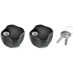 Pomelli con serratura per portabici 2 pz.