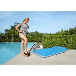 Pompa a pedale Bestway 3 adattatori 80 cm