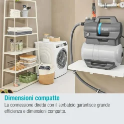 Pompa autoclave Gardena Silent 650W portata max 3900 l/h