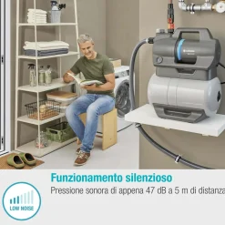 Pompa autoclave Gardena Silent 600W portata max 3800 l/h