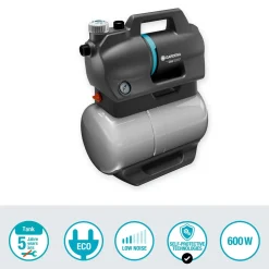 Pompa autoclave Gardena Silent 600W portata max 3800 l/h