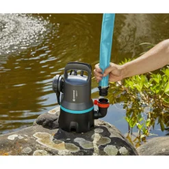 Pompa sommersa per acqua sporca Gardena 300W portata max 9000 l/h