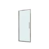Porta a battente doccia estensione cm 87-91 cromo trasparente